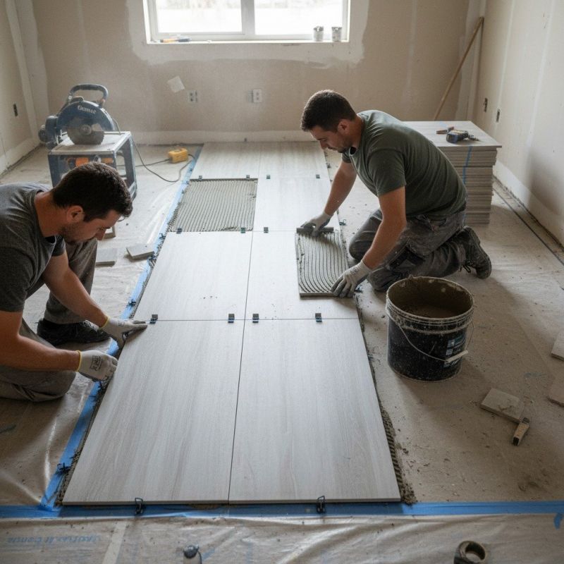 Quarter Round Installation detail