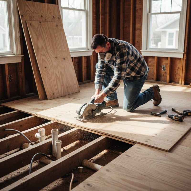 Quarter Round Installation detail